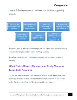 Federal Project Management for Multi-Vendor and Multi-Department ...
