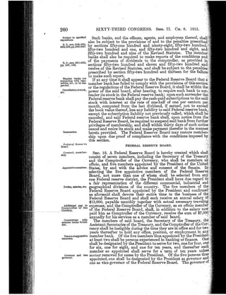 Federal Reserve Act  of1913