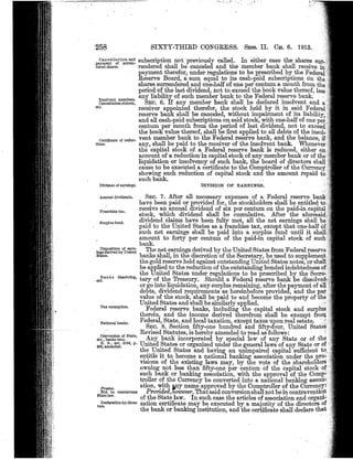 Federal Reserve Act  of1913