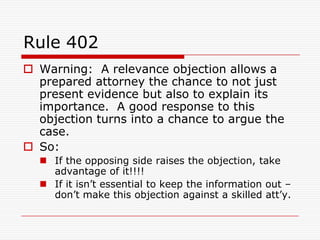 Federal rules of evidence | PPT