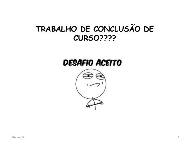 Apresentacao de monografia