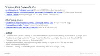 Federated Learning: ML with Privacy on the Edge 11.15.18
