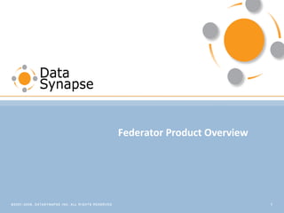 Federator Product Overview 