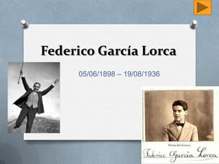 Federico García Lorca
05/06/1898 – 19/08/1936