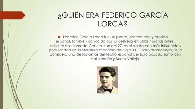 Federico García Lorca