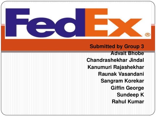 Case Study – FedEx Corporation