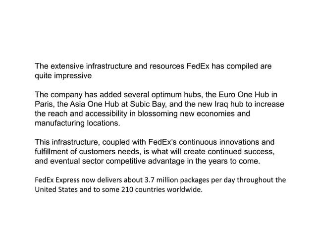 Service Brand study on Fedex | PPT