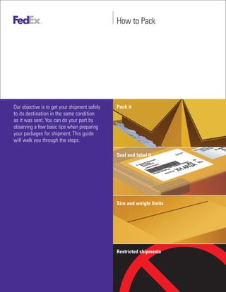 Fed Ex How To Pack