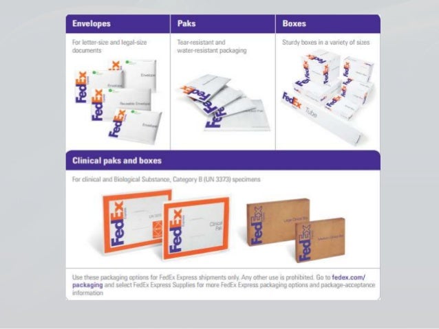 fed ex corporation size of fedex boxes