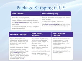 Package Shipping in US
 