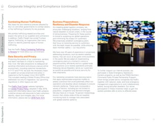 Fedex Risk FedEx 2019 Global Citizenship Report | PDF