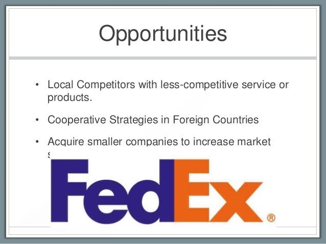 Fedex case study swot