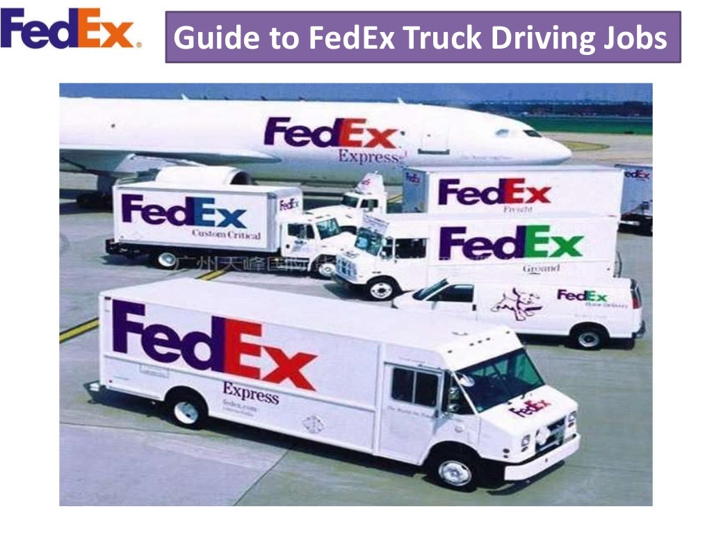 Fedex Owner Operator Truck Driving Jobs FedEx Truck Driving Jobs