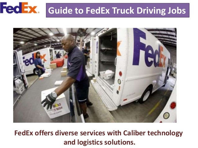 FedEx Truck Driving Jobs