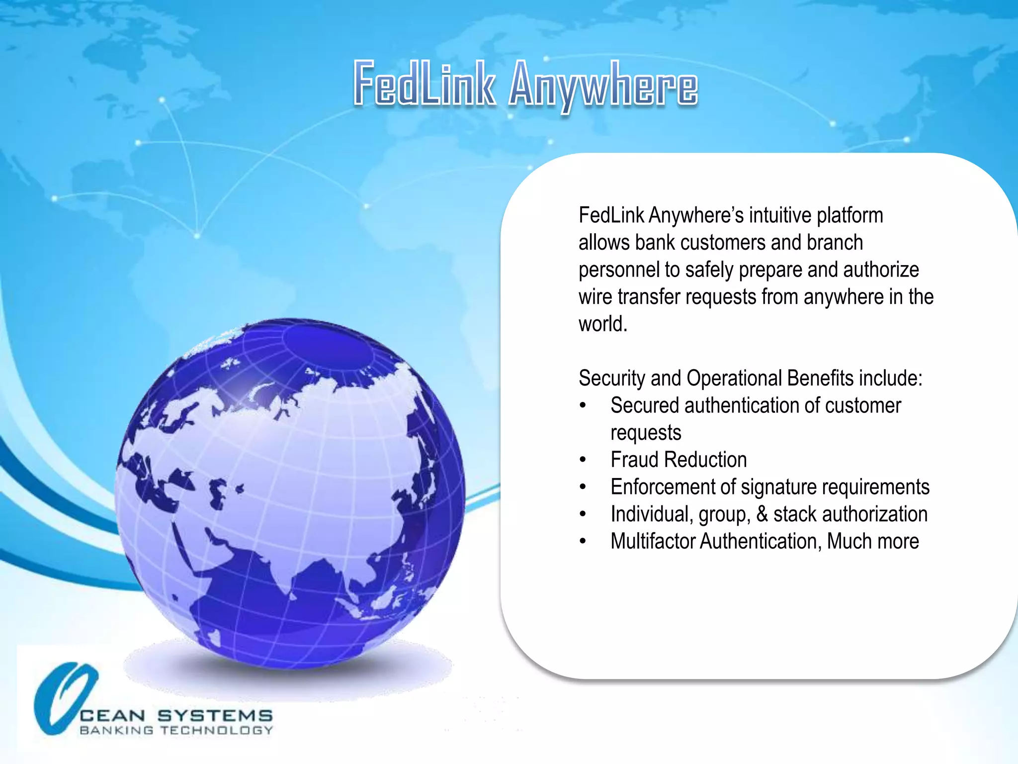 FedLink Wire Transfer System | PDF