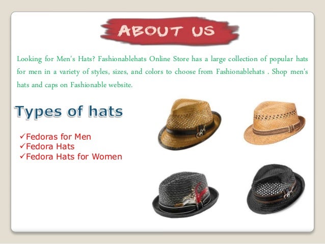 fedora hat website