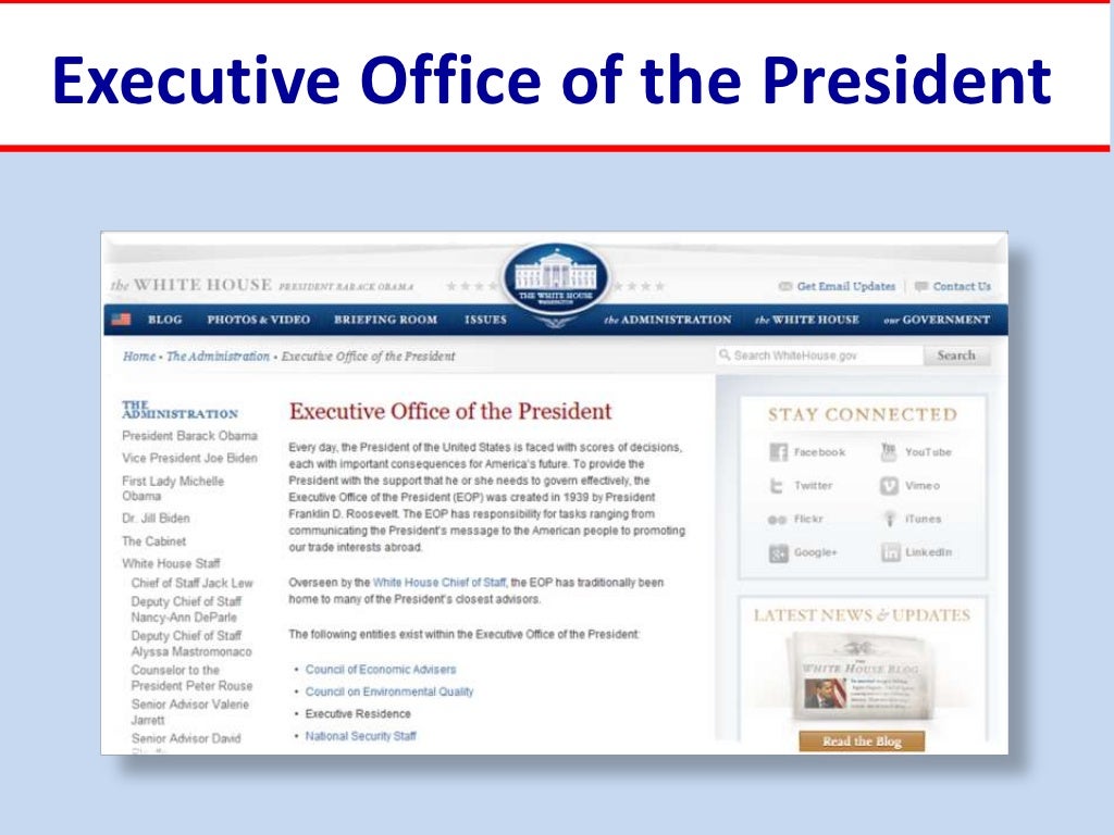 Executive Office of the President