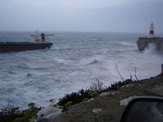 Fedra coulé par la tempête