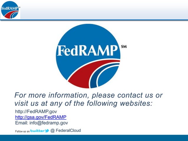 Fedramp developing system security plan slides PDF