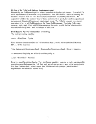 Analysis of the Federal Reserve's Balance Sheet | DOC