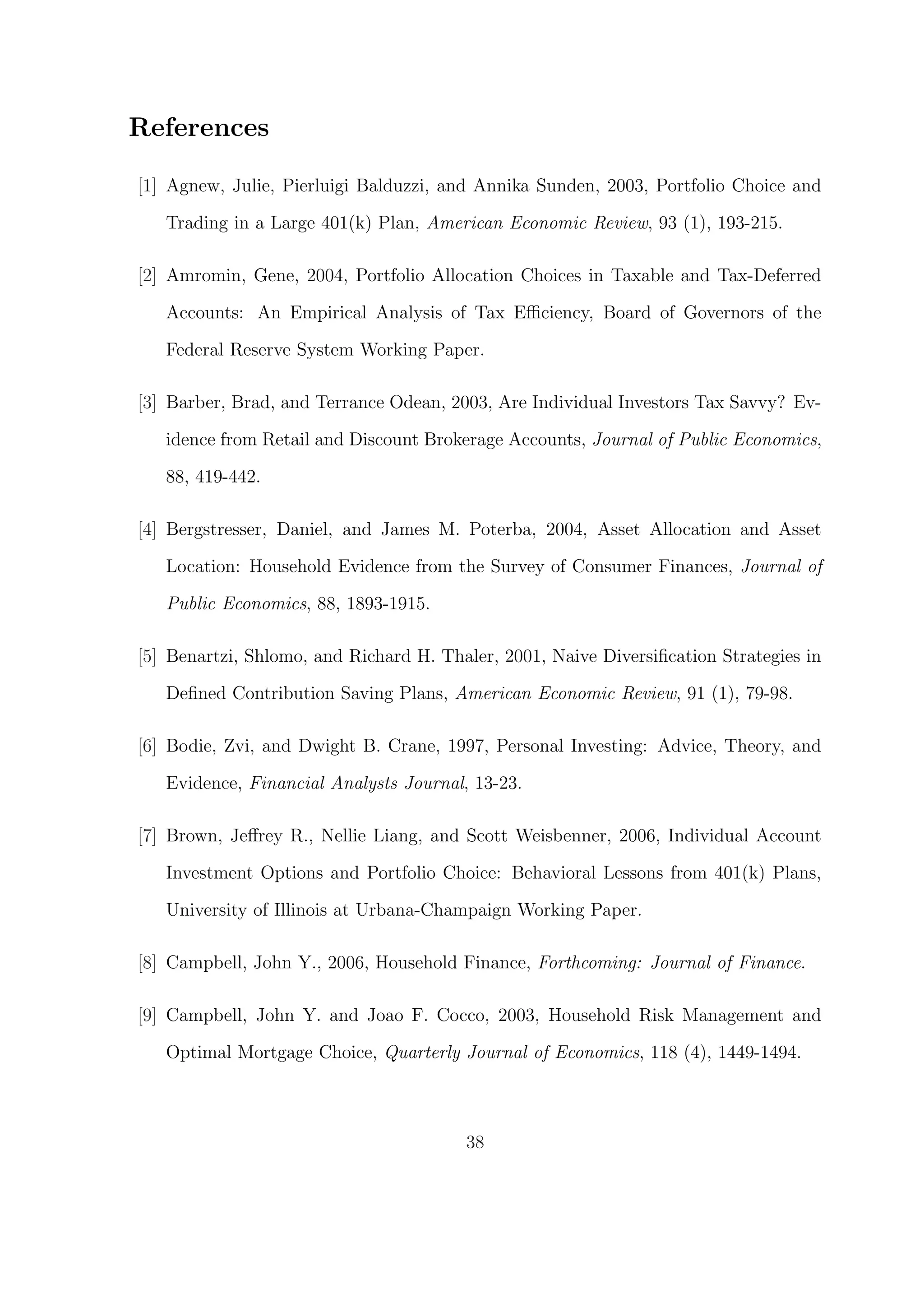 Fed Reserve Study 2006