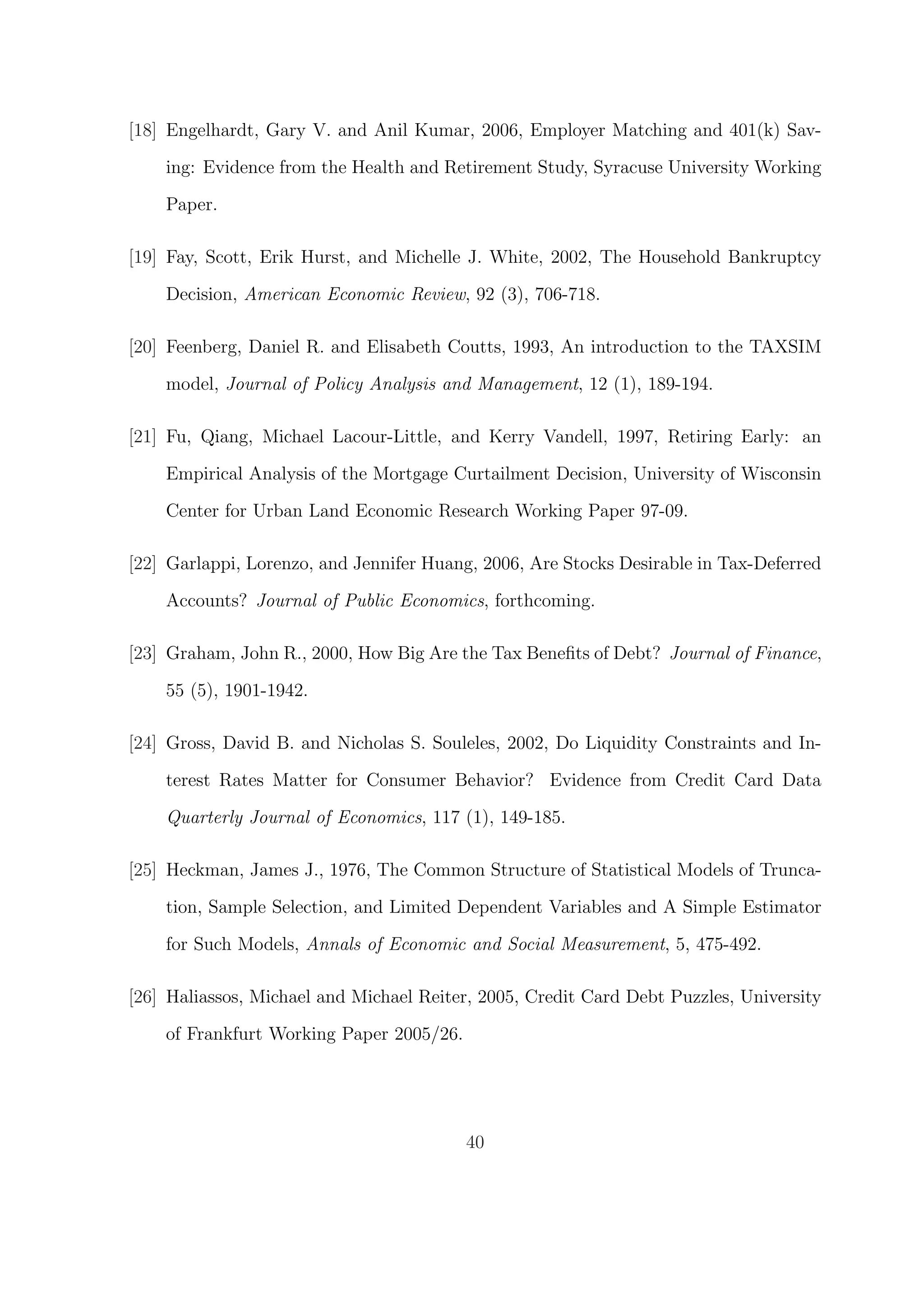 Fed Reserve Study 2006