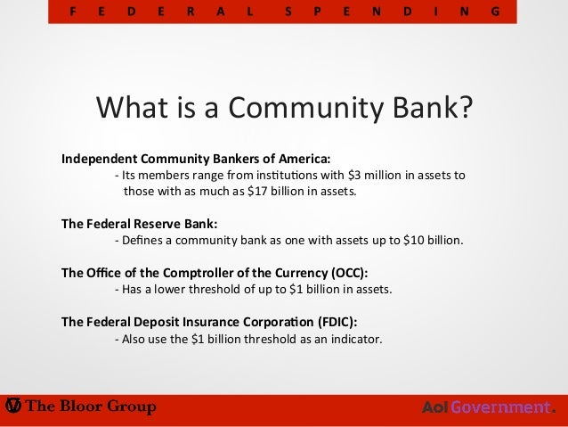 What Is A Community Bank