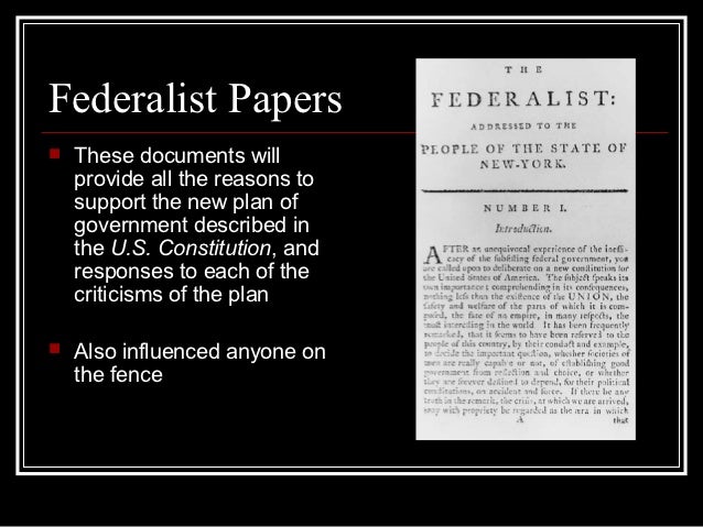 Who authored the federalist essays