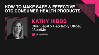 Chief Legal & Regulatory Officer,
23andMe
@23andMe
 