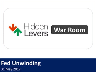 Fed Unwinding
31 May 2017
War Room
 