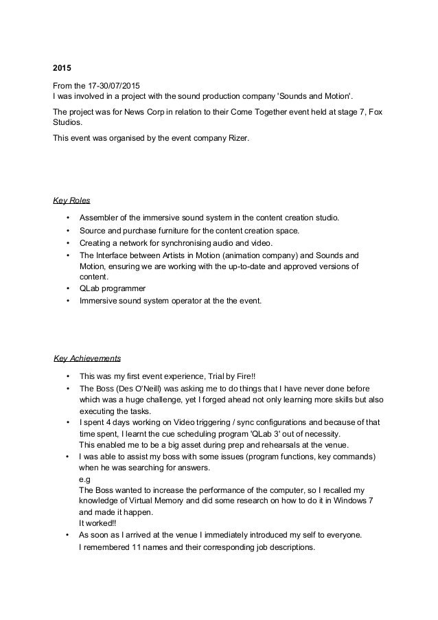 resume for assembly line worker