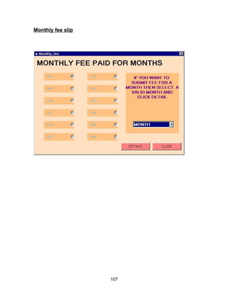 Monthly fee slip
107
 