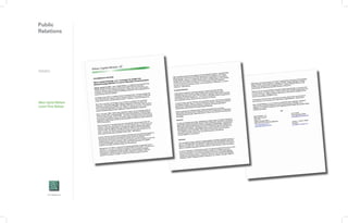 Public
Relations
iNANO
iNano Capital Markets
Launch Press Release
Art Halperin
 