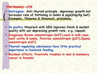 Feed Additives. and its feeding to livstock | PPT