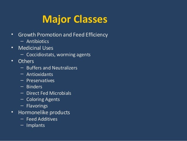 Feed additives