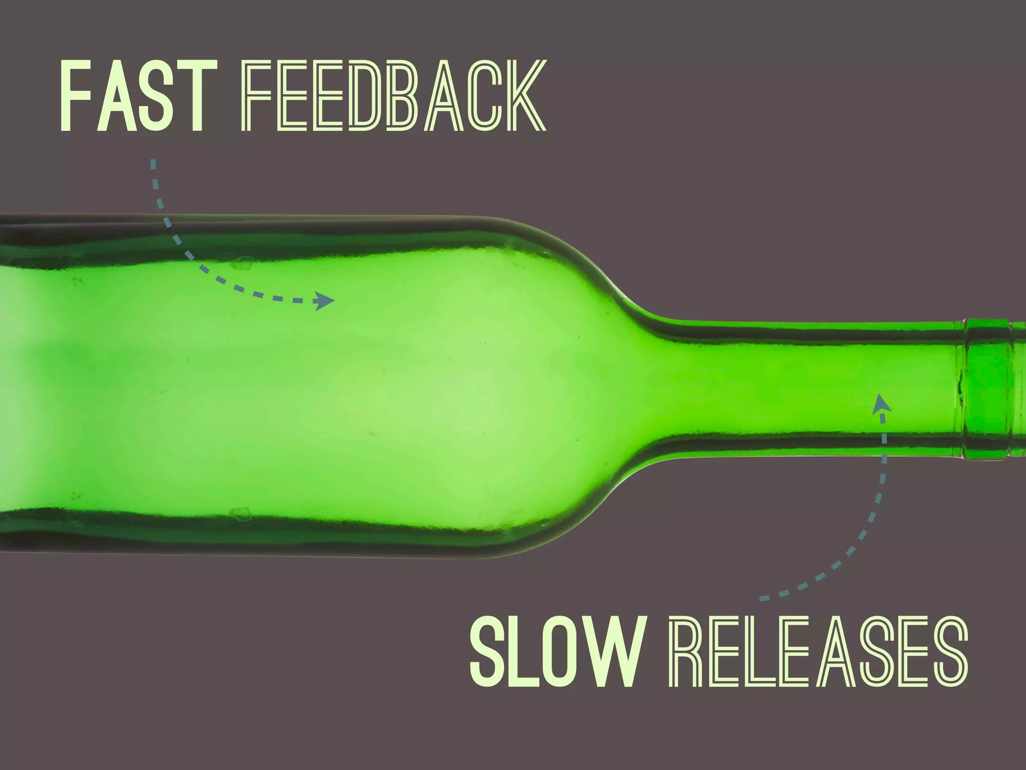 Fast Feedback




          Slow Releases
 
