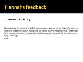 Hannah Ross 24
 
