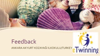 Feedback
ANKARA AKYURT KOZAYAĞI ILKOKULU/TURKEY
 