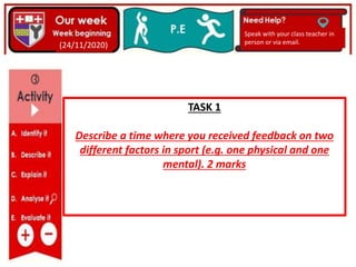 Higher PE - Feedback | PPTX