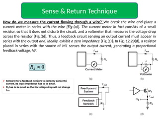 Feedback circuits using amplifier circuit | PPTX