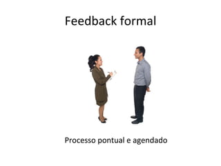 Feedback formal Processo pontual e agendado 