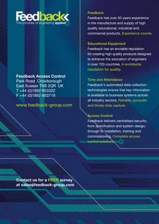 Feedback access control 1 | PDF