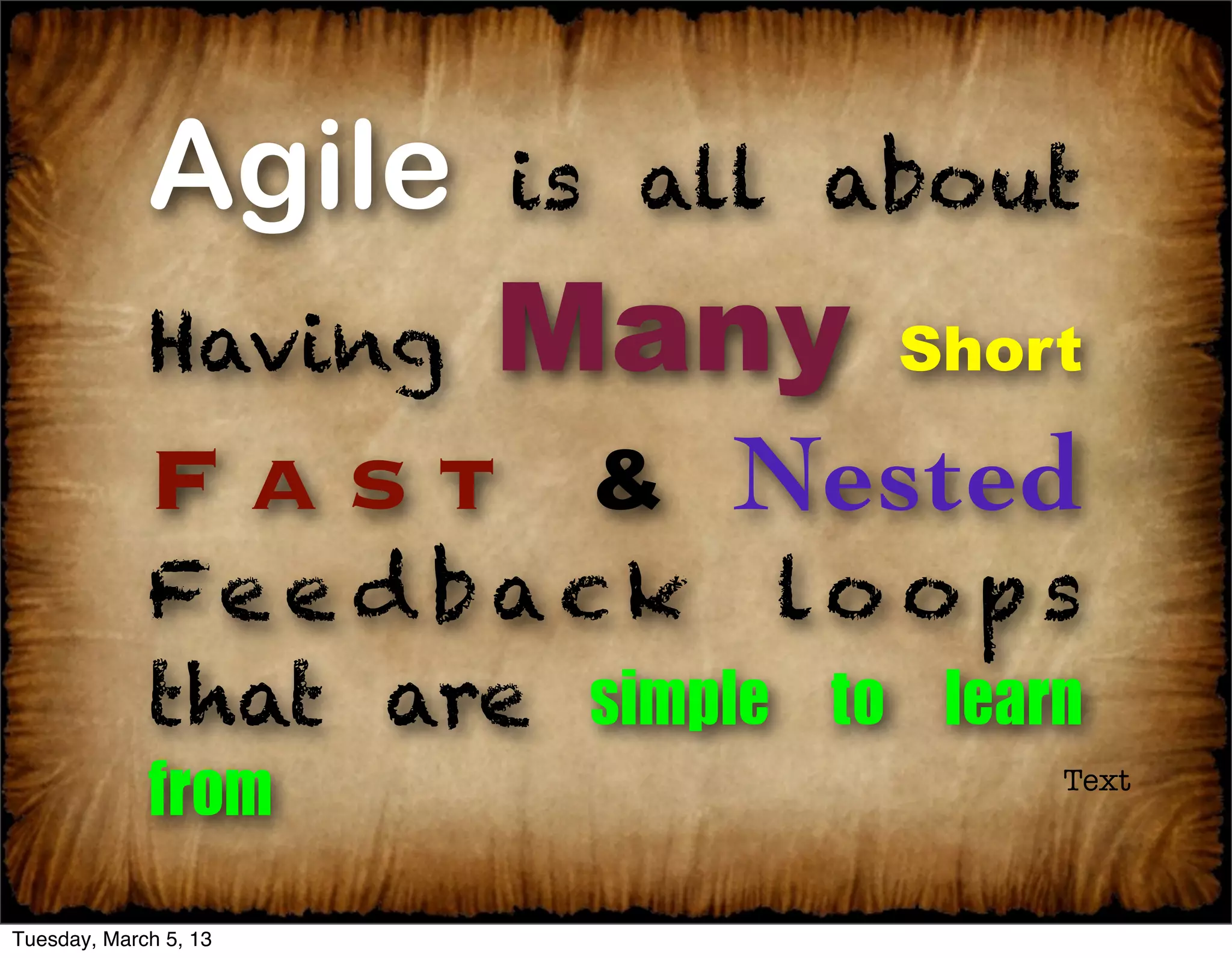  Loop




Tuesday, March 5, 13
 