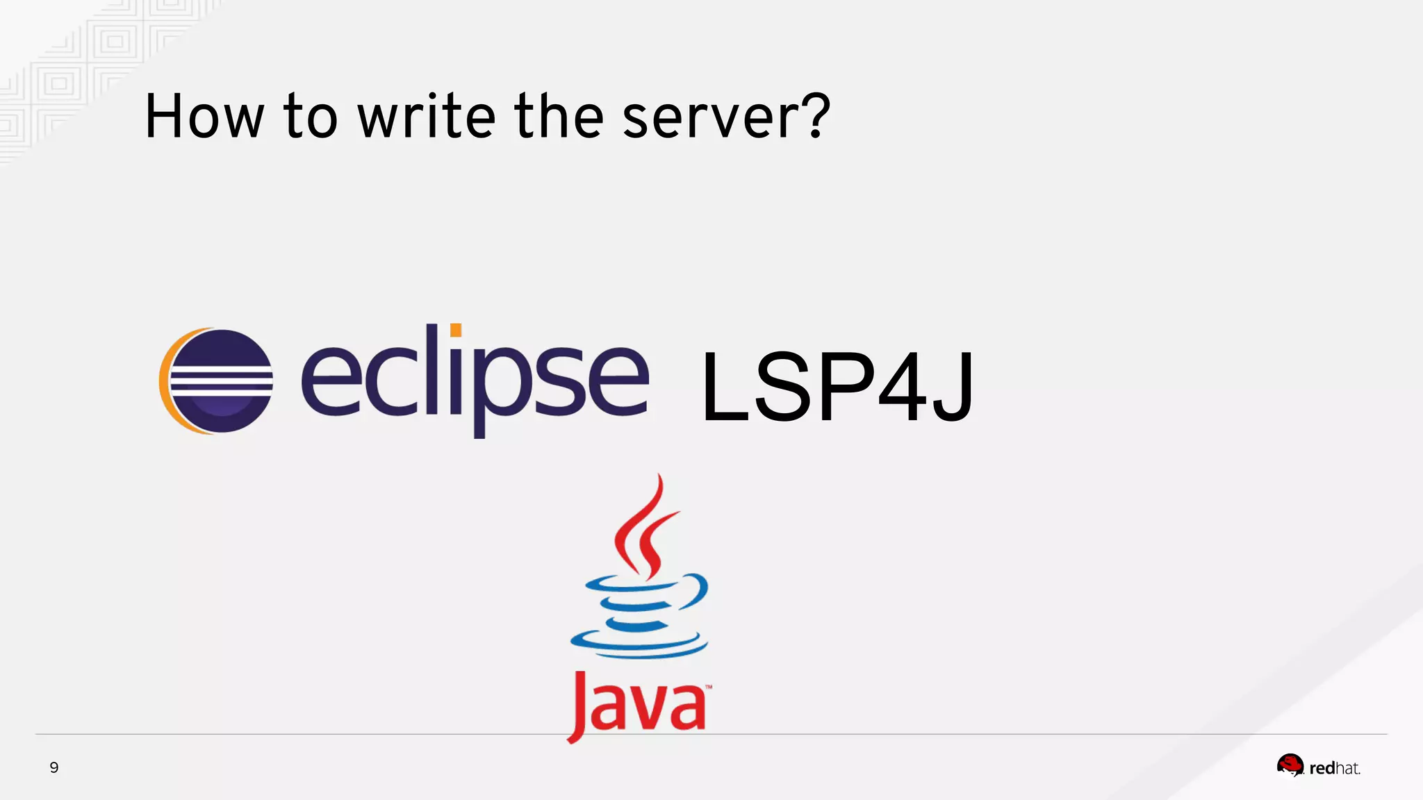 How to write the server? 9 LSP4J 
