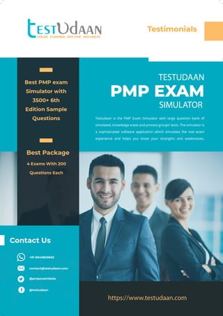 Feedback From Students About Testudaan PMP Exam Simulator