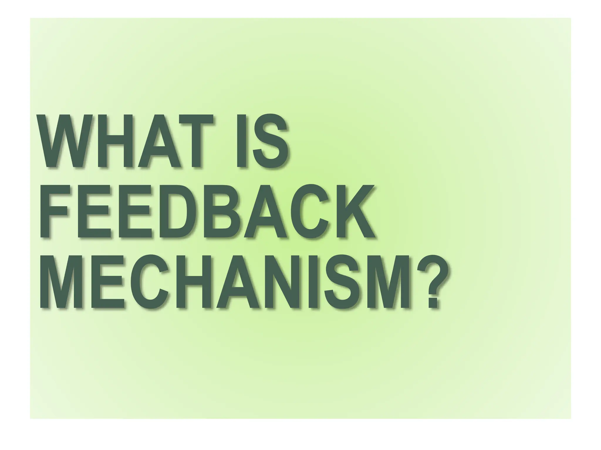 What Is Feedback Knock - j0m01ds