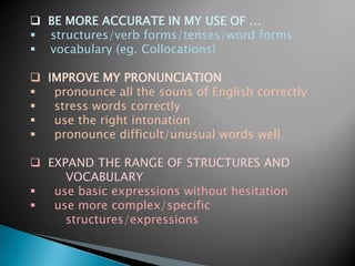Feedback On Oral Ppsx