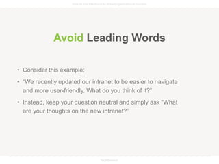 5 Ways to Give Feedback that Elicits Real Change | PPTX