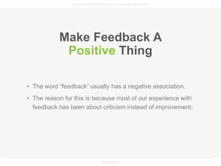 5 Ways to Give Feedback that Elicits Real Change | PPTX