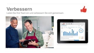 Verbessern
Laden Sie Ihre Team ein und verbessern Sie sich gemeinsam.

 